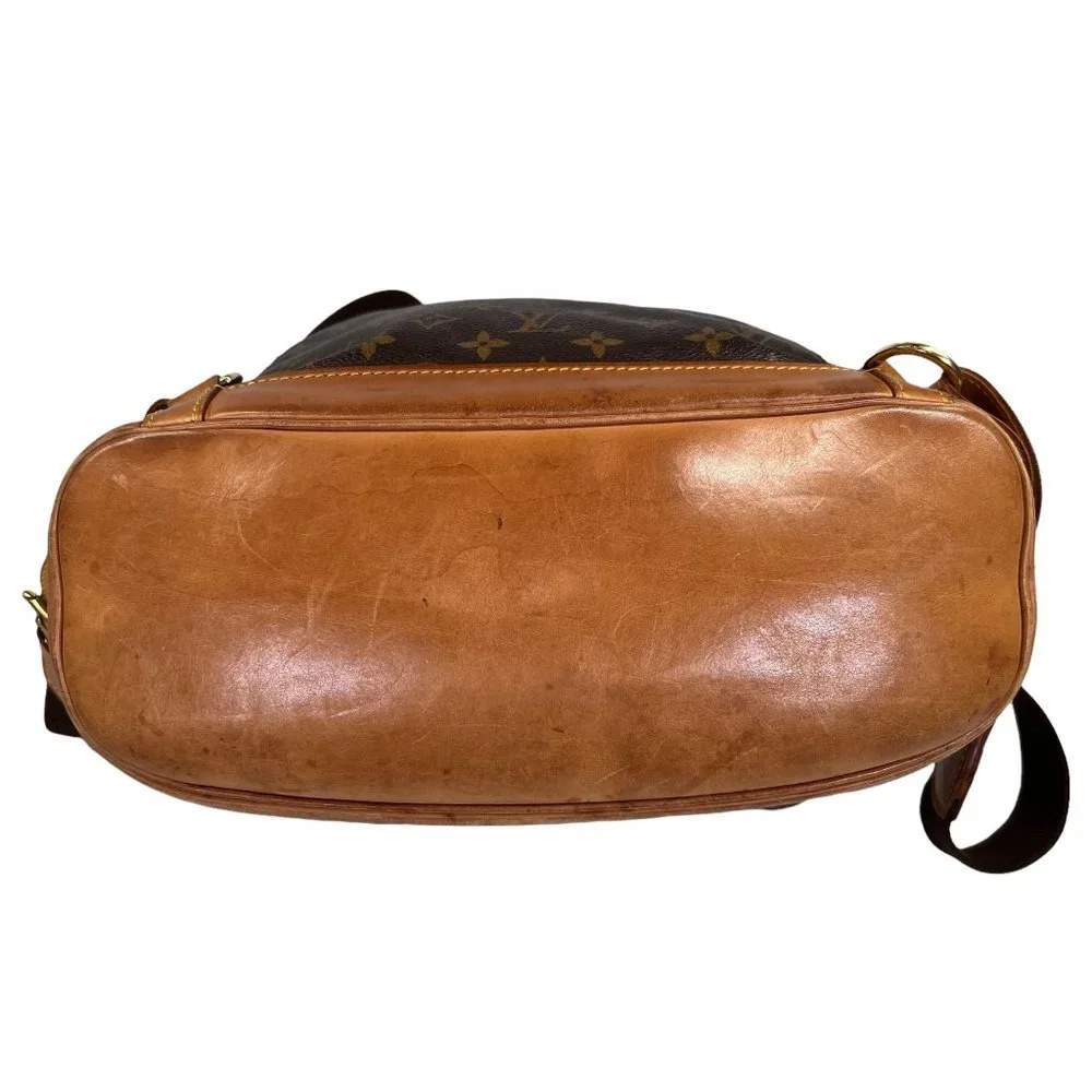 Authentic Louis Vuitton Backpack Bag Montsouris GM Monogram Used LV Handbag Vint - Picture 6 of 14